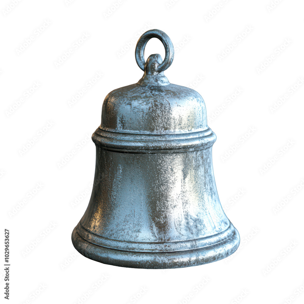 Silver Bell Highlighting Details, Close-Up Silver Bell Highlighting Details, Close-Up