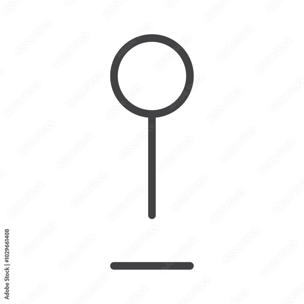 Map icon Thin outline art symbol Map icon Thin outline art symbol