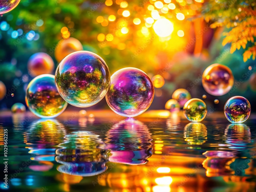 Abstract Bubble Water Art for Tranquil Home Decor and Modern Design Abstract Bubble Water Art for Tranquil Home Decor and Modern Design