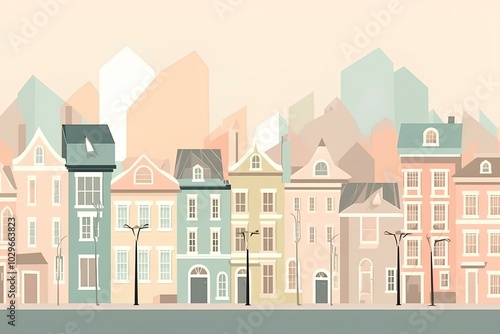 houses in the city