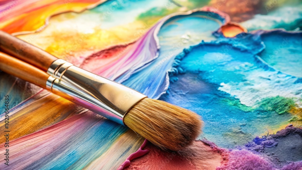 Fototapeta premium Vibrant watercolor brushstroke backdrop for creative cards and sale banners, enhancing drone photography visuals with artistic flair and inviting aesthetics for stunning promotions.