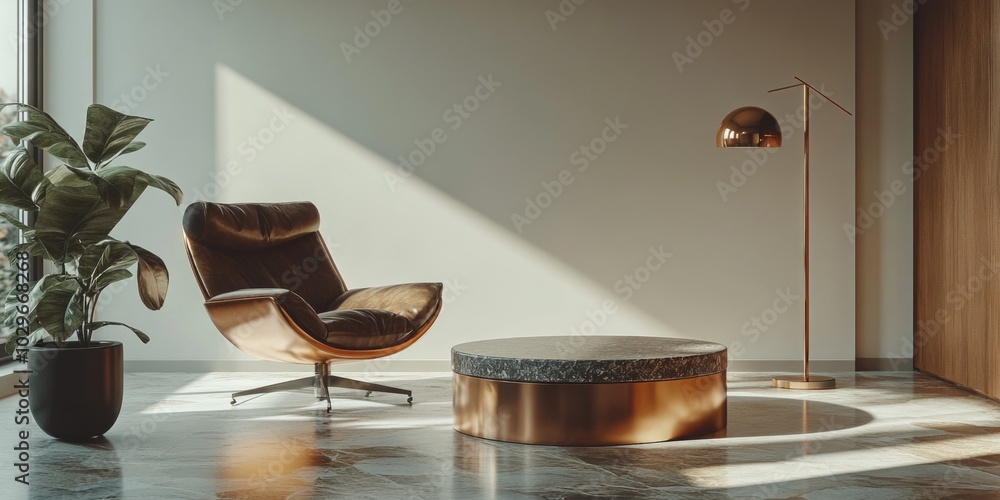 Modern Living Room Scene Modern Living Room Scene