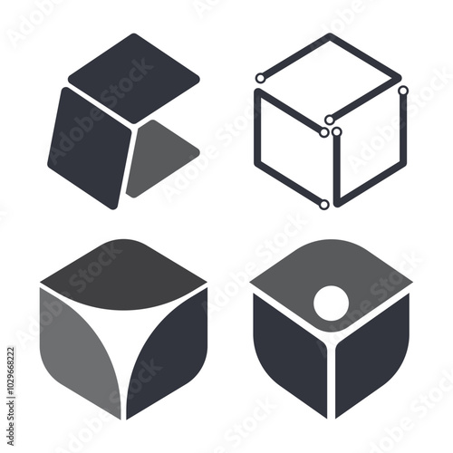 Cube Logo Template Icon