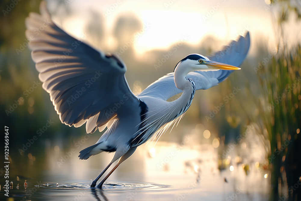 Bundle of Herons in Various Poses: Illustration for Wildlife and Nature Projects Bundle of Herons in Various Poses: Illustration for Wildlife and Nature Projects
