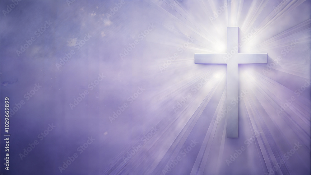 Naklejka premium Cross, sadness, loss, grief