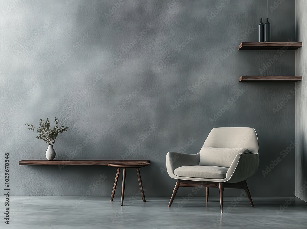 Fototapeta premium Minimalist Living Space