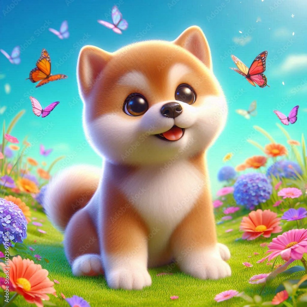 3D Shiba Inu 3D Shiba Inu