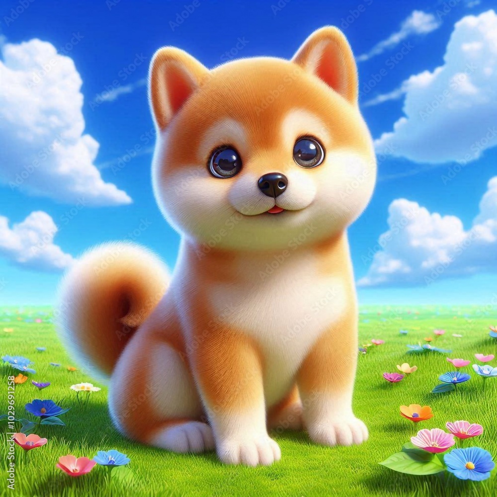 3D Shiba Inu 3D Shiba Inu
