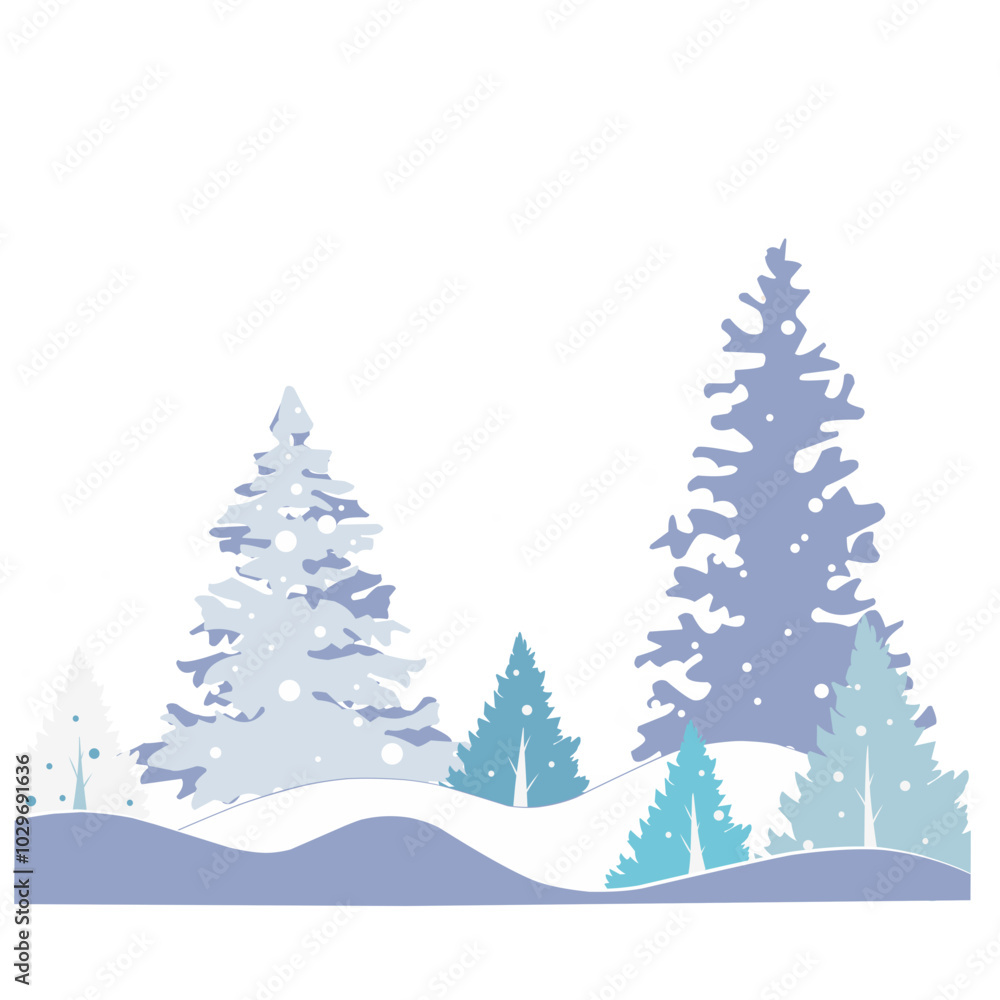 Obraz premium Winter forest