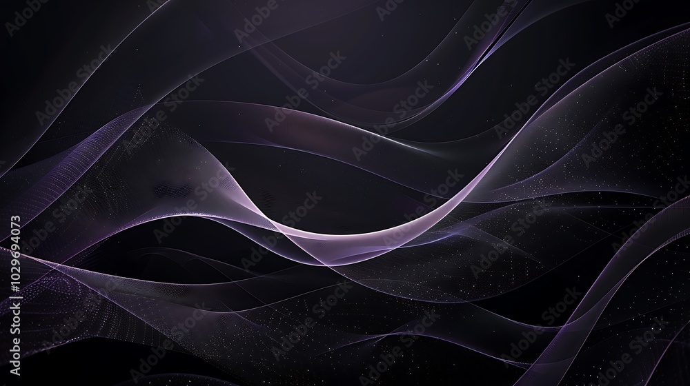 Obraz premium Abstract dark metallic background with purple lines
