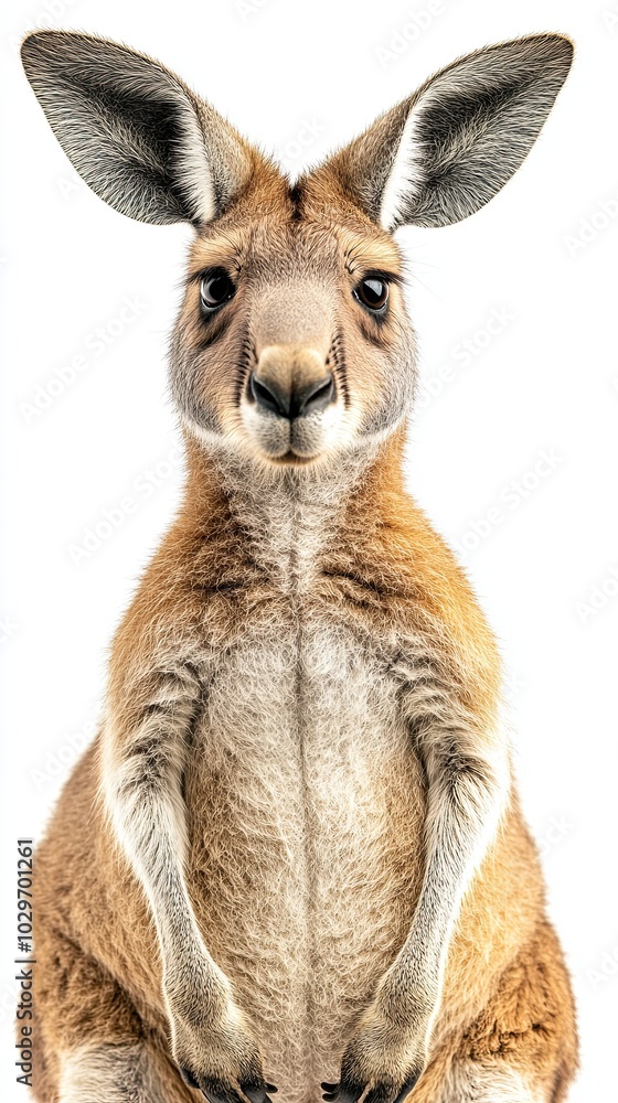 kangaroo isolated on white background kangaroo isolated on white background