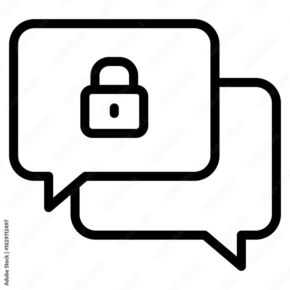 encryption chat icon encryption chat icon