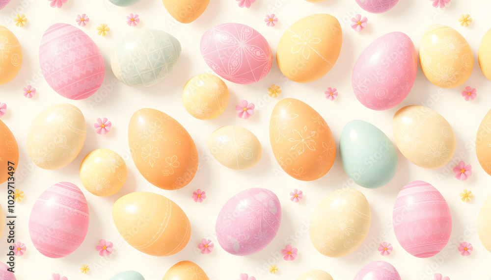 Easter pattern on a transparent background in pastel colors. Vector seamless Easter pattern with eggs. PNG image isolated with white highlights, png Easter pattern on a transparent background in pastel colors. Vector seamless Easter pattern with eggs. PNG image isolated with white highlights, png