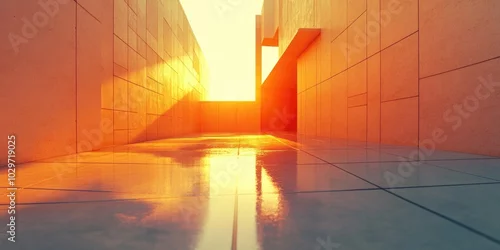 Obraz Radiant Architectural Pathway