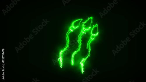 Human sperm cells in a futuristic glow with minimal polygons on a gloomy black background. cells that reproduce in men.