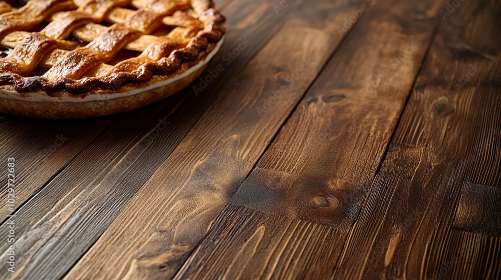 freshly baked pies, arranged neatly with ample space for text. The image symbolizes comfort, nostalgia, and simplicity, offering a cozy backdrop for autumn or festive messages freshly baked pies, arranged neatly with ample space for text. The image symbolizes comfort, nostalgia, and simplicity, offering a cozy backdrop for autumn or festive messages
