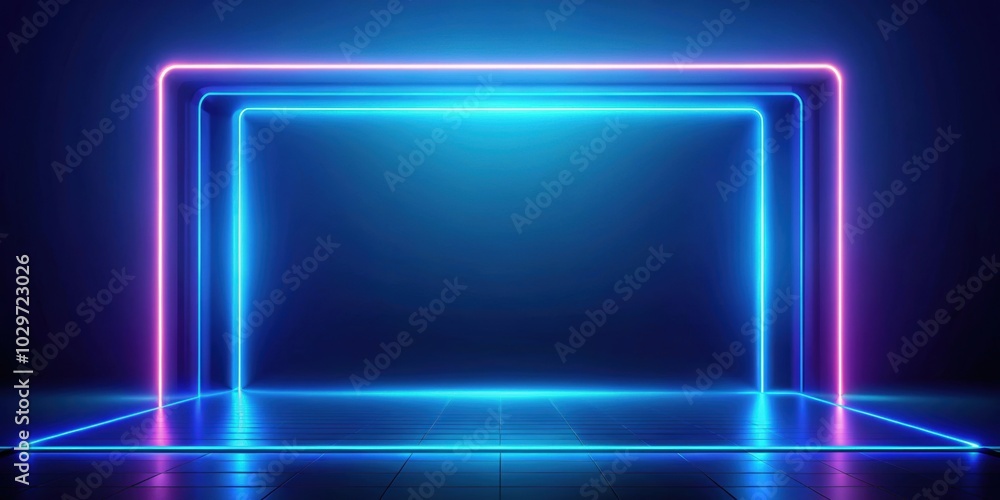 Abstract render of a neon blue background, neon, abstract,render, blue, background, vibrant, glowing, futuristic Abstract render of a neon blue background, neon, abstract,render, blue, background, vibrant, glowing, futuristic