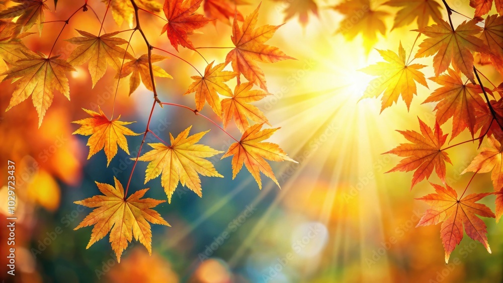 Maple leaves basking in sharp summer sunlight , vibrant, nature, foliage, bright, sunny, warmth, golden, outdoors Maple leaves basking in sharp summer sunlight , vibrant, nature, foliage, bright, sunny, warmth, golden, outdoors