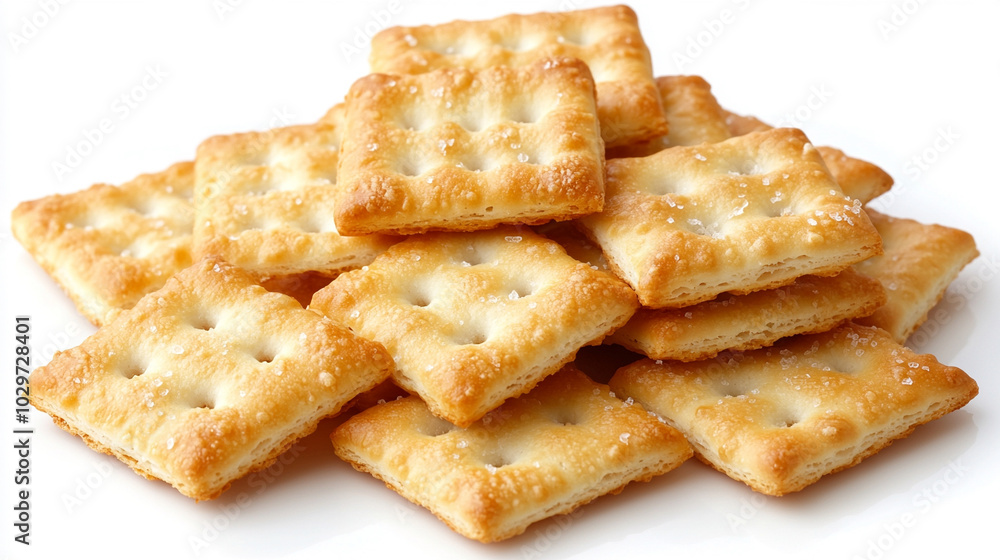 golden, crispy crackers scattered across a flat surface. Their twisted shape symbolizes unity and tradition, with a rustic texture that conveys comfort and timeless snack appeal golden, crispy crackers scattered across a flat surface. Their twisted shape symbolizes unity and tradition, with a rustic texture that conveys comfort and timeless snack appeal