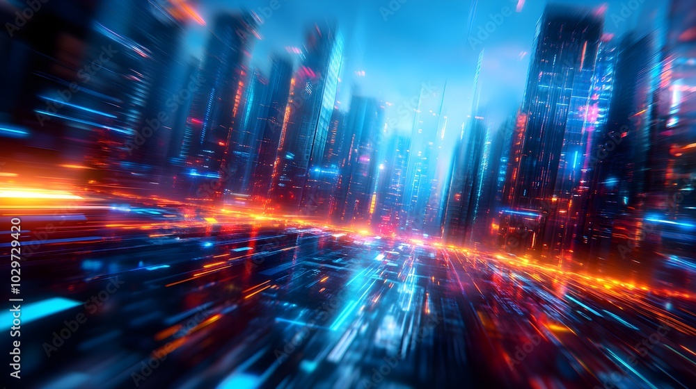 Retro-futuristic urban landscape, sleek geometric towers rise above streets filled with graffiti murals, blending old-school art with tech Retro-futuristic urban landscape, sleek geometric towers rise above streets filled with graffiti murals, blending old-school art with tech