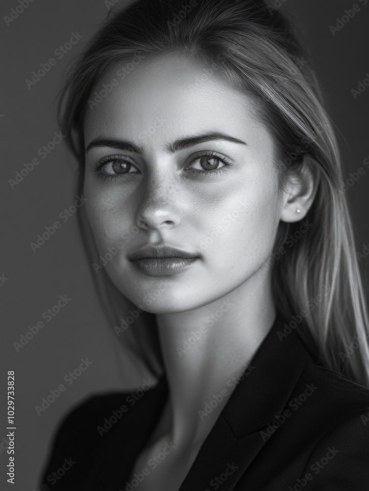 Stylish Woman with Confident Expression Stylish Woman with Confident Expression