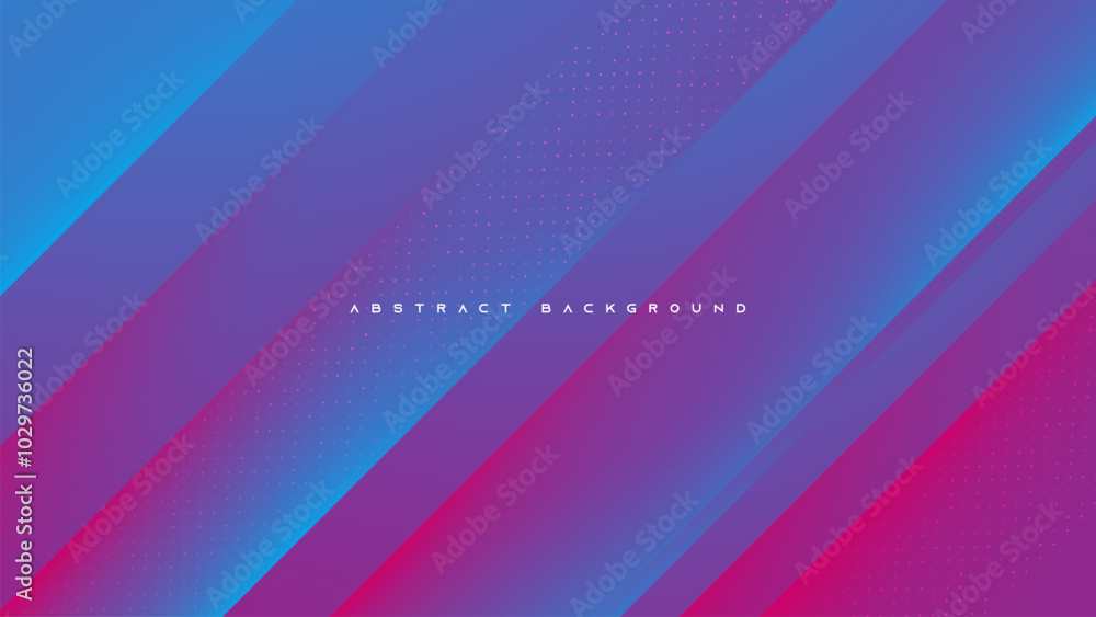 Blue and purple gradient abstract background shape design vector