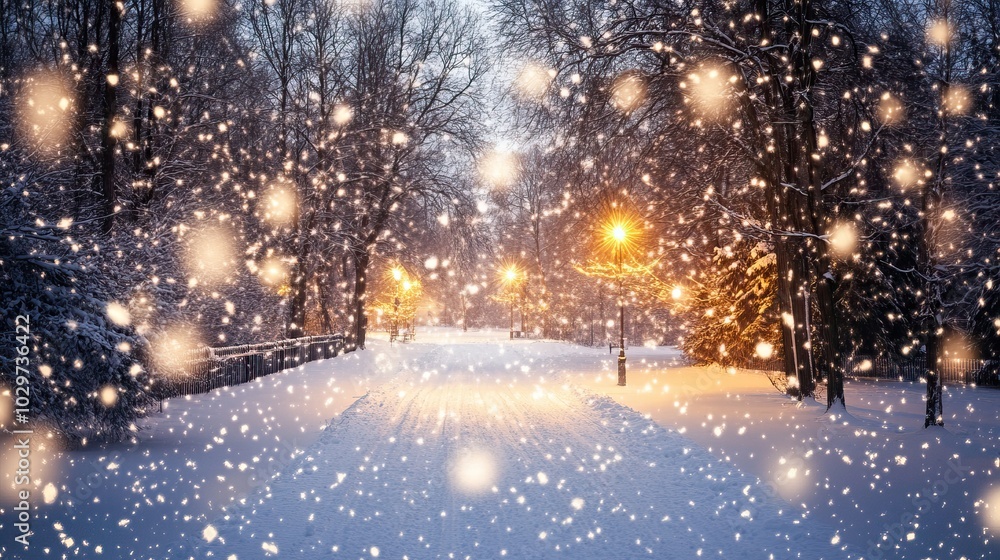 Snowy Path in Winter Wonderland Snowy Path in Winter Wonderland