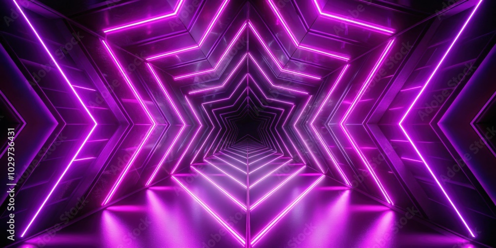 Endless loop of a neon purple light star shape tunnel animation, neon, purple, light, star, shape, tunnel, animation, loop Endless loop of a neon purple light star shape tunnel animation, neon, purple, light, star, shape, tunnel, animation, loop