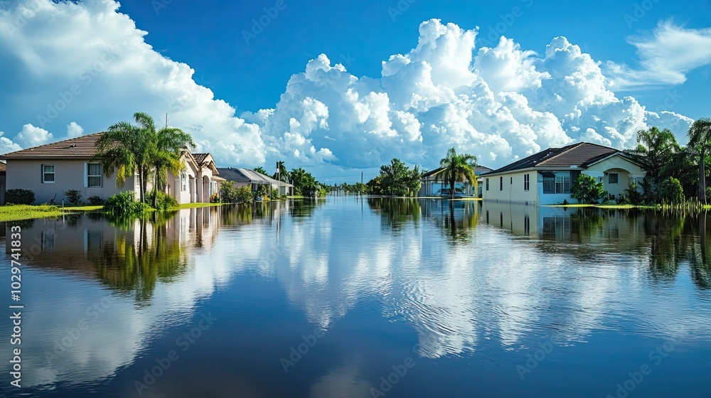 Flooded Suburb Flooded Suburb