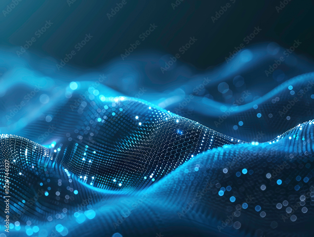 Futuristic digital background with blue tones Futuristic digital background with blue tones