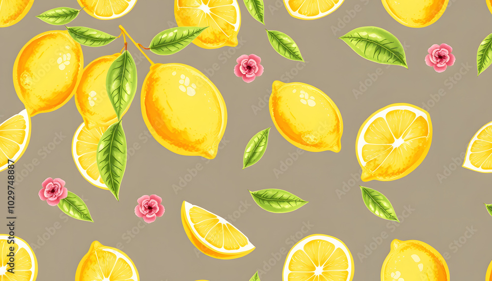 Lemon seamless pattern for Citrus fruit wallpaper on transparent background in hand drawn style. Pink lemon illustrations for cosmetic label backdrop, organic jam badge, lemon juice packaging design Lemon seamless pattern for Citrus fruit wallpaper on transparent background in hand drawn style. Pink lemon illustrations for cosmetic label backdrop, organic jam badge, lemon juice packaging design