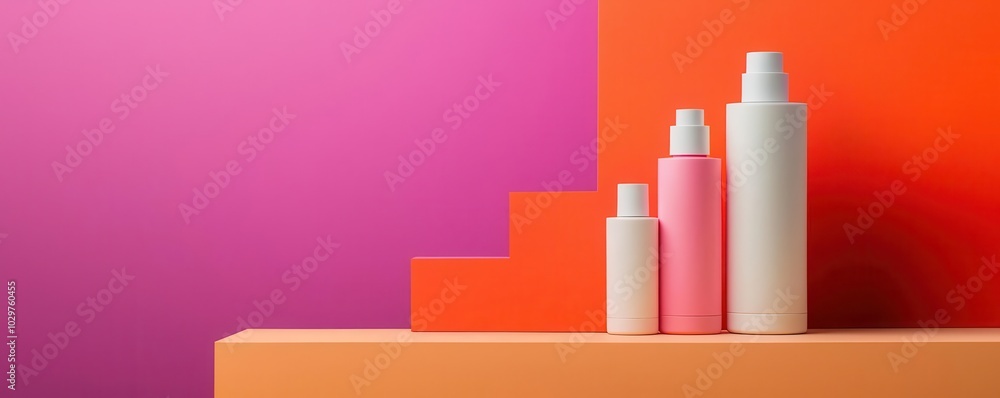 Creative use of colored gels in lighting, casting bold, vibrant shades onto the product for a highcontrast, contemporary look, 3D illustration Creative use of colored gels in lighting, casting bold, vibrant shades onto the product for a highcontrast, contemporary look, 3D illustration