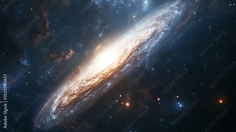 A bright mysterious dark matter halo around a galaxy. A bright mysterious dark matter halo around a galaxy.
