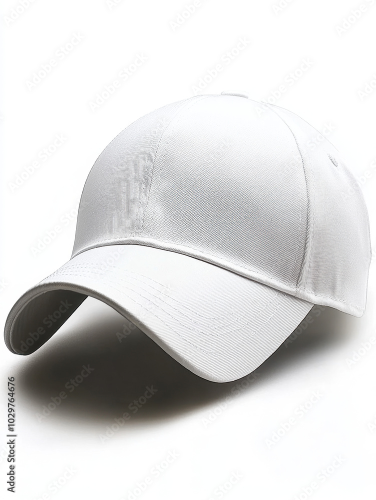 White Baseball Cap on White Background
White Baseball Cap on White Background