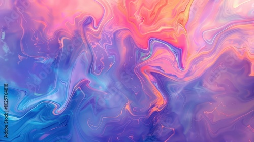 Abstract Swirling Colors photo