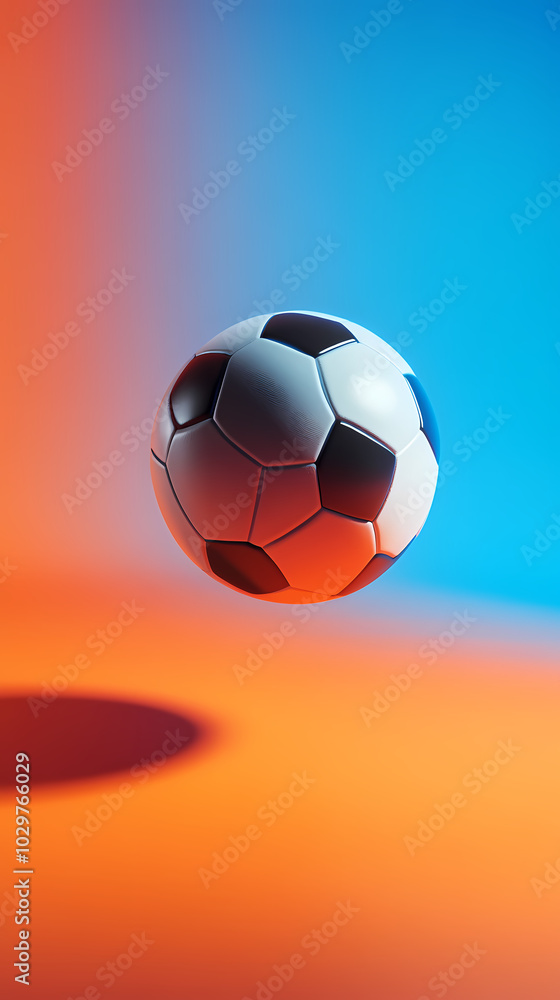 Fototapeta premium Racing soccer in motion