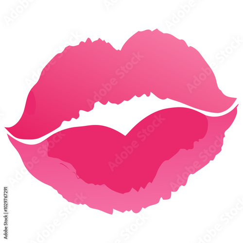 Lips Watercolor Painting