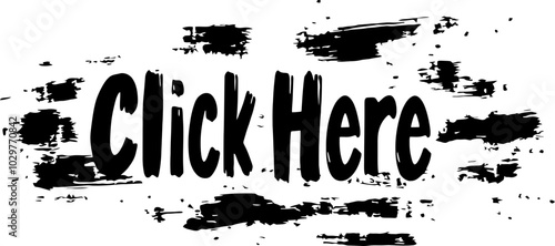 Handdrawn click here text decoration