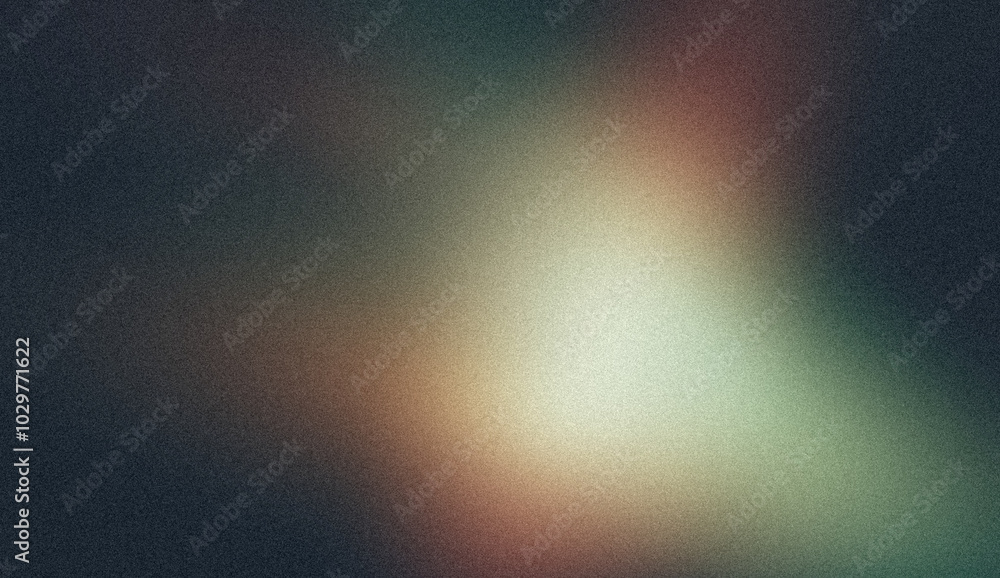 Fototapeta premium Grainy gradient background with color flow, blue red abstract noisy texture backdrop design with vibrant glowing bright shine colors, copy space