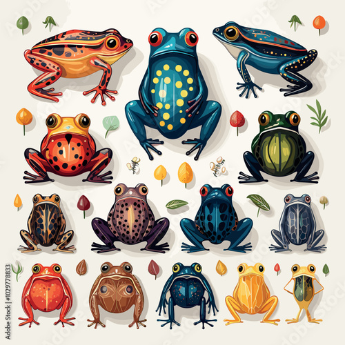 Tropical Frog Collection