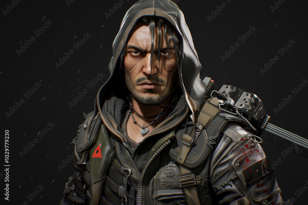 3d open world game character 3d open world game character