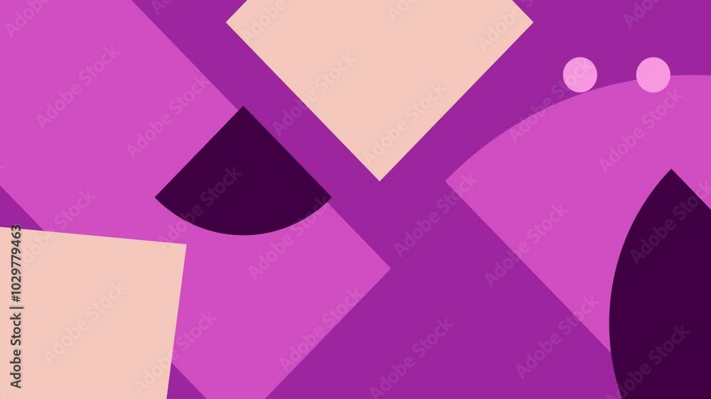 Dynamic purple geometric shapes background for creative projects motion video background seamless 4k pop art design Dynamic purple geometric shapes background for creative projects motion video background seamless 4k pop art design