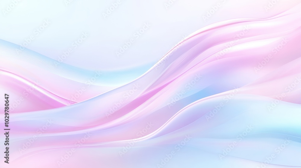 A pink and blue wave with a white background. The wave is very long and has a very smooth texture A pink and blue wave with a white background. The wave is very long and has a very smooth texture