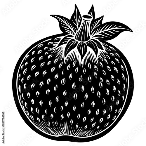  Pomegranate vector illustration 