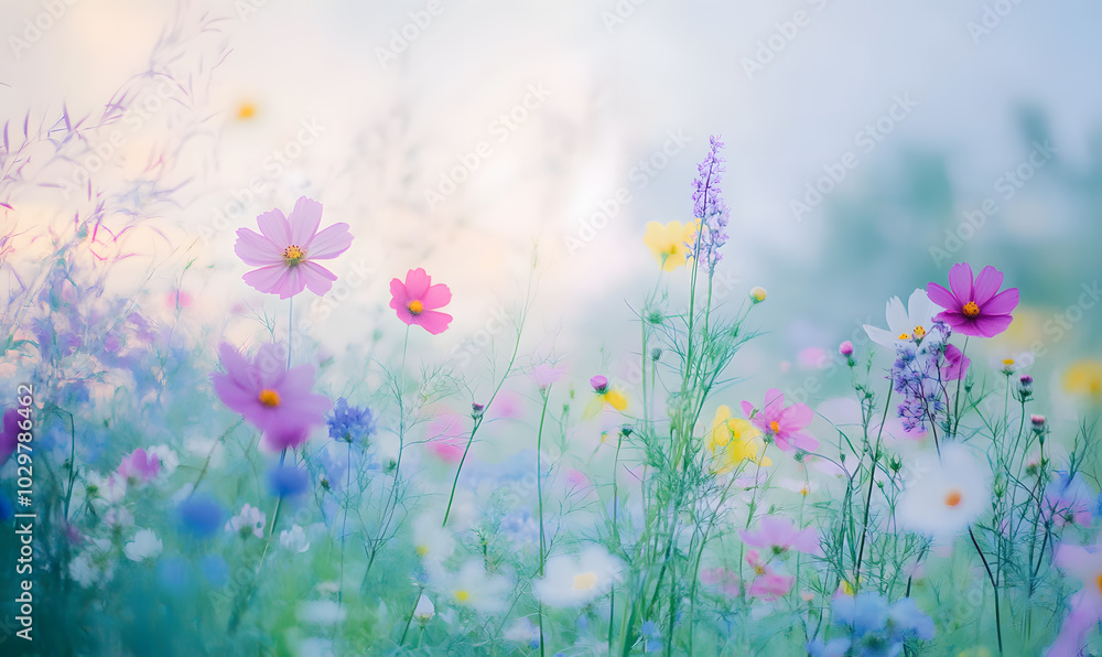 Dreamlike Landscapes and Mystical Gardens with Vibrant Flowers and Glowing Nature Dreamlike Landscapes and Mystical Gardens with Vibrant Flowers and Glowing Nature
