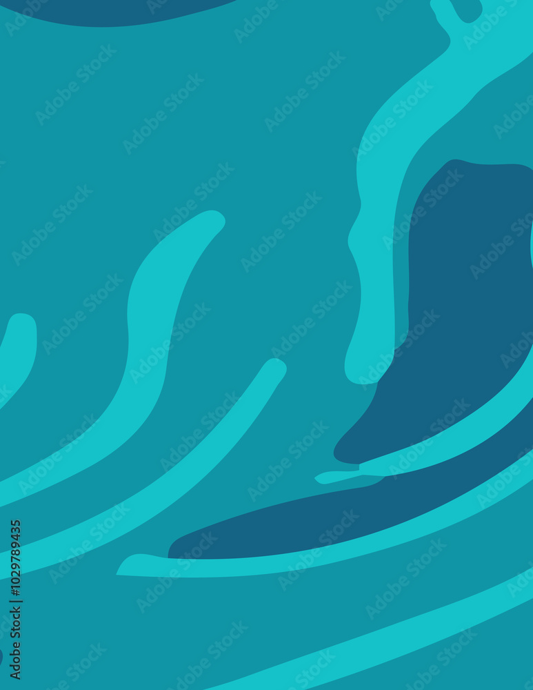 Obraz premium abstract background with untidy waves Illustration