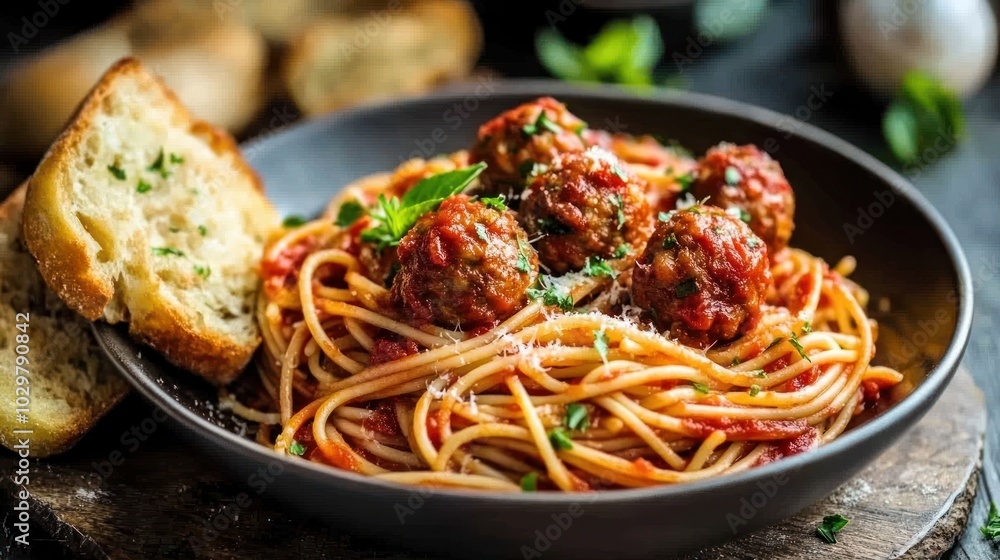 Delicious Spaghetti with Meatballs