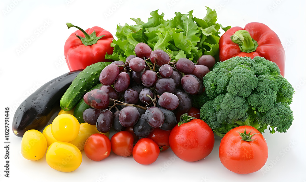 vegetable and fruits photo or illustrator on white background vegetable and fruits photo or illustrator on white background