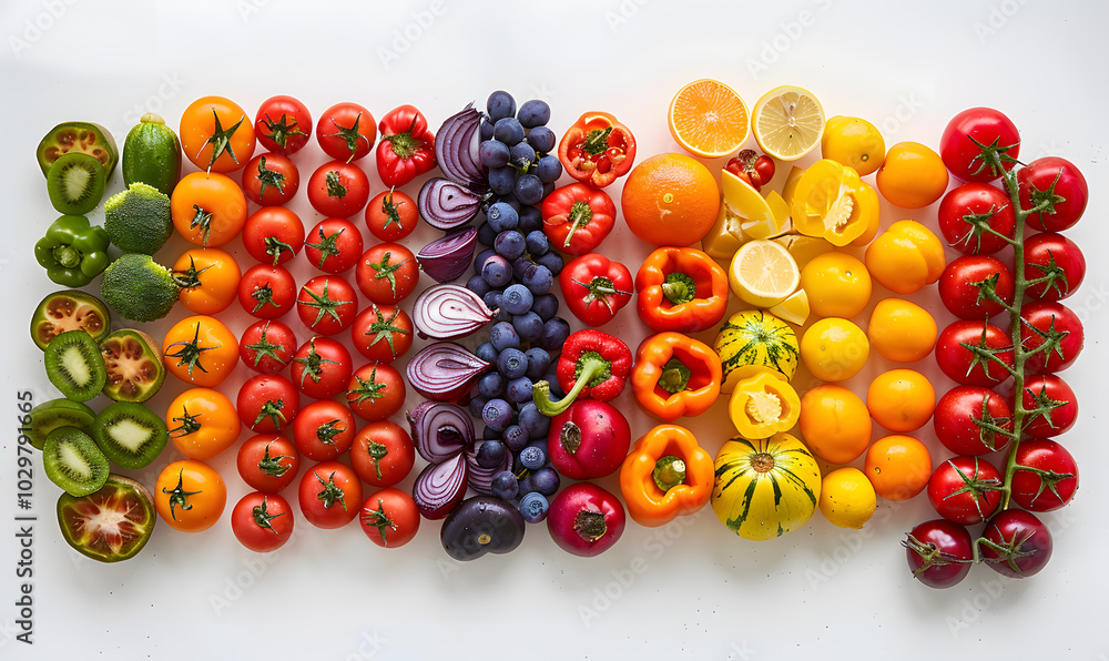 vegetable and fruits photo or illustrator on white background vegetable and fruits photo or illustrator on white background
