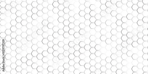 Mosaic background. Simple hexagon grid. Hexagonal cells. Reflected wax pattern. Geometric hive grid. Reflecting